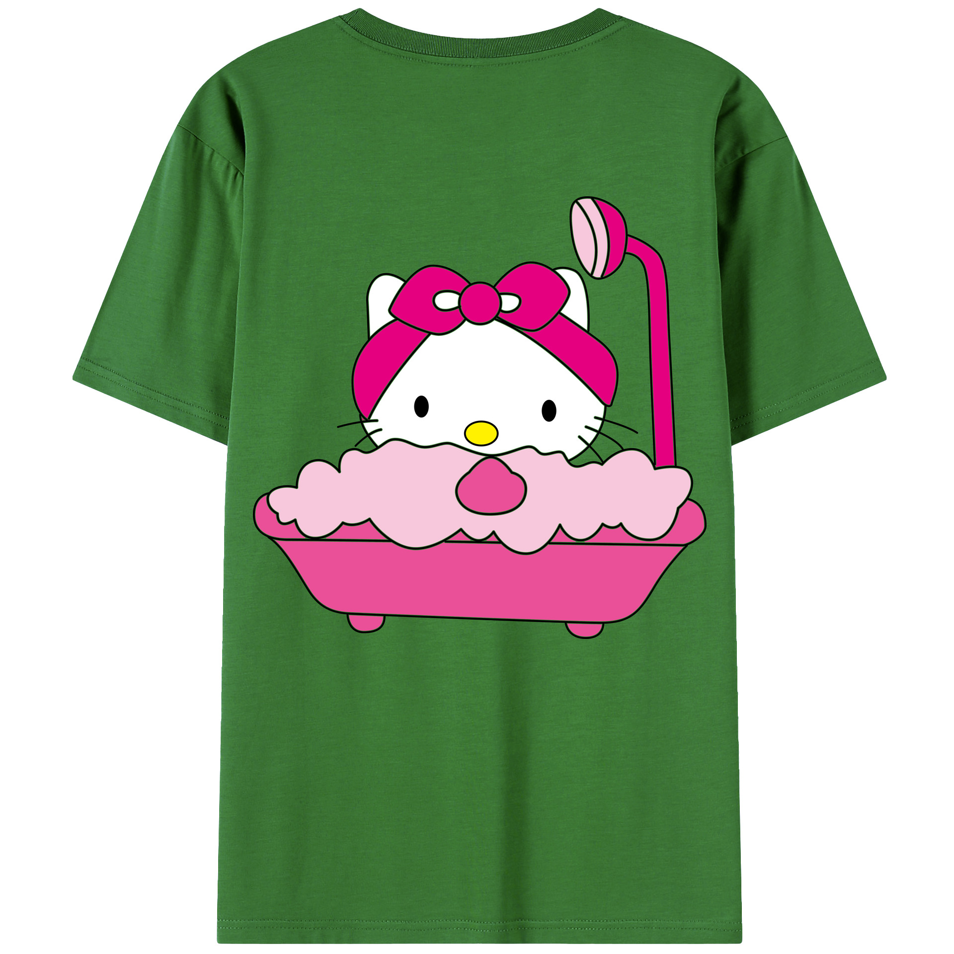 （画像用） Hello Kitty ハローキティ レディース半袖Tシャツ(バックプリント)